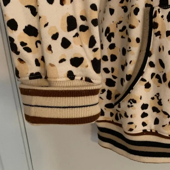 Johnny Was Floral Embroidered Cream Bomber Jacket - Picture 8 of 13